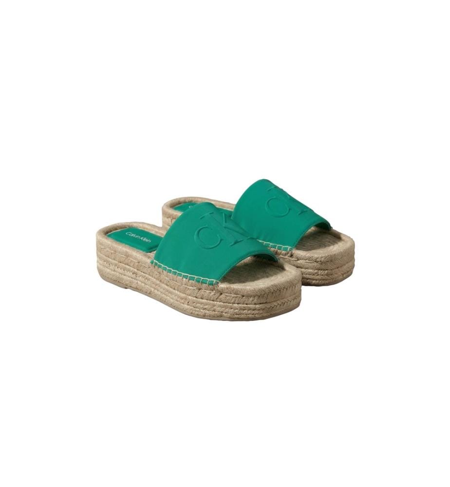 Mules Ebeth - Vert et Beige