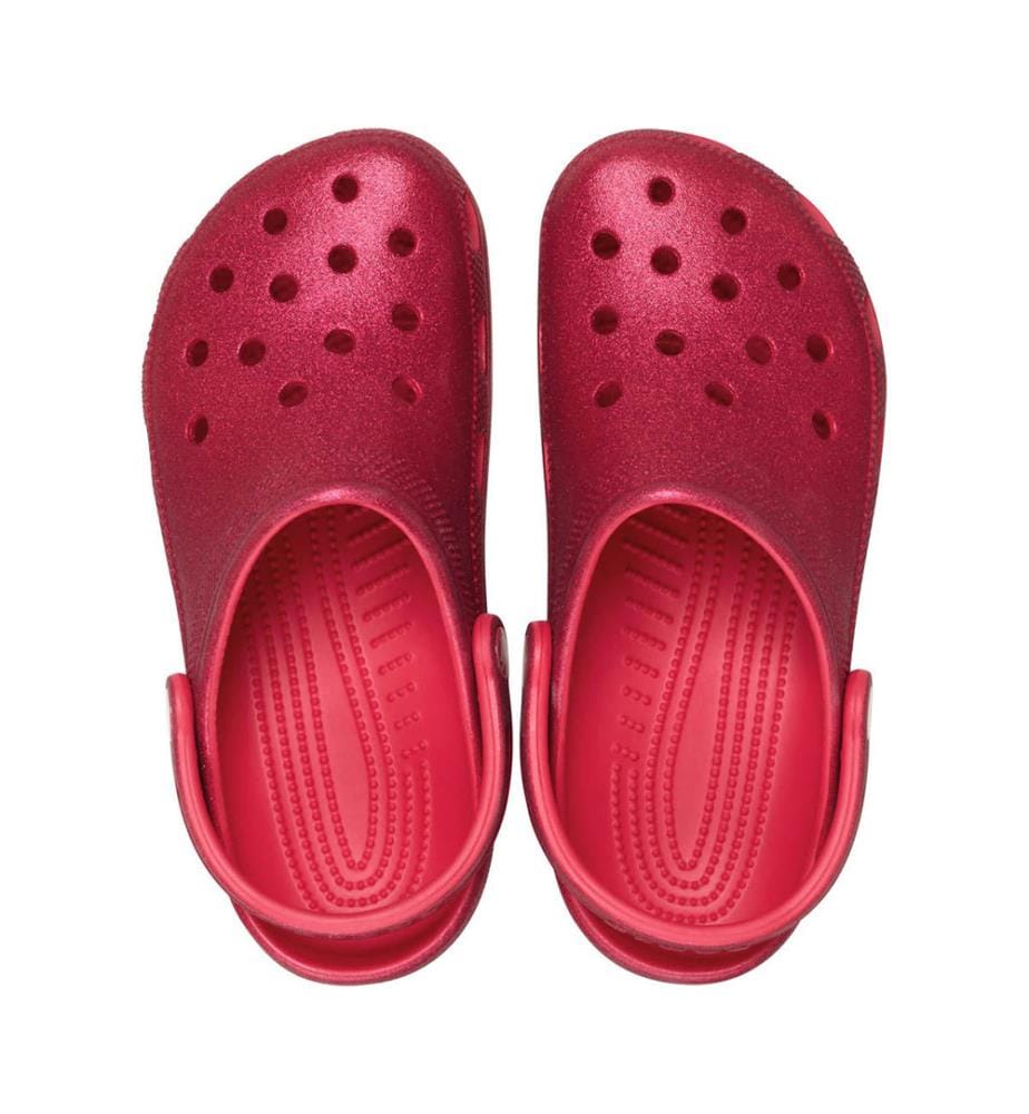 Classic Glitter-Clogs - Rot