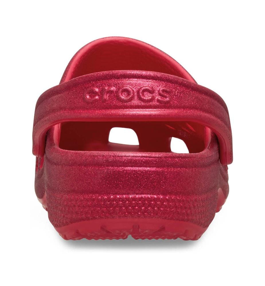Classic Glitter-Clogs - Rot