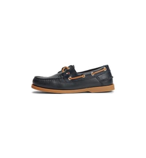 Chaussures Bateau en Cuir - Marine