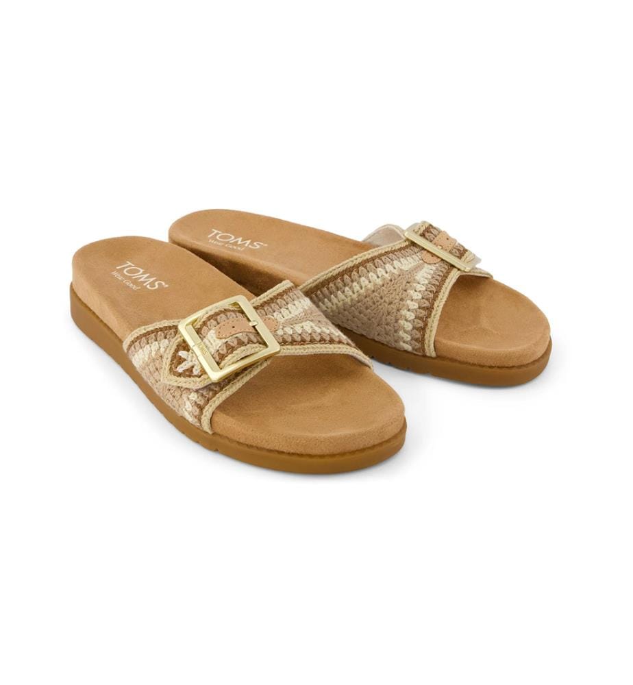 Marin Slide Pantoletten - Beige