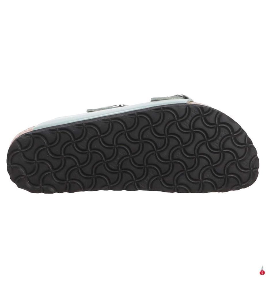 Arizona Big Buckle HEX Mules - Silver