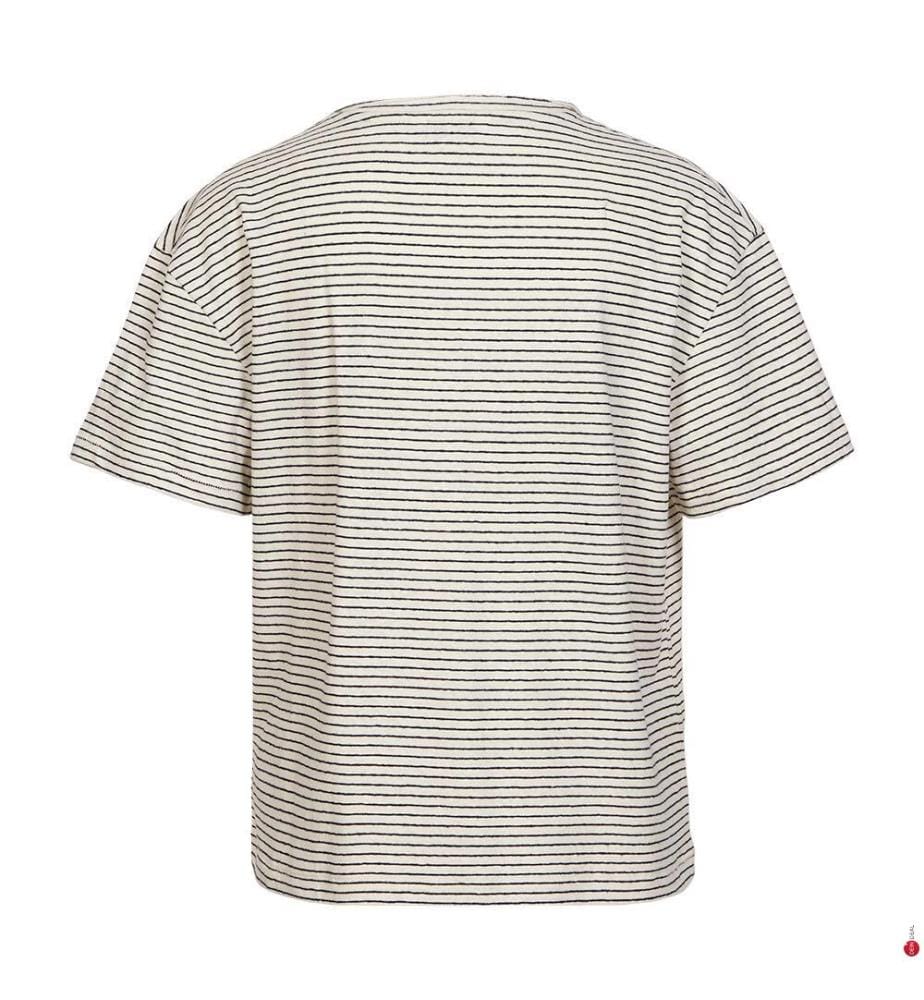 T-Shirt – Marineblau gestreift