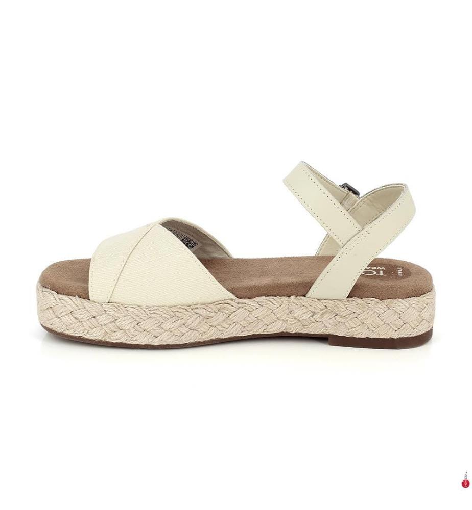 Sandalen Abby Slubby Woven - Leather Natural
