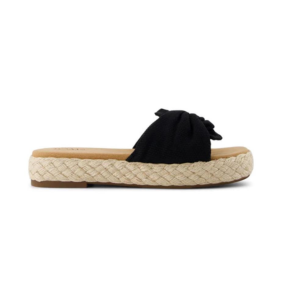 Sandalen Abby Slide Plateau - Schwarz