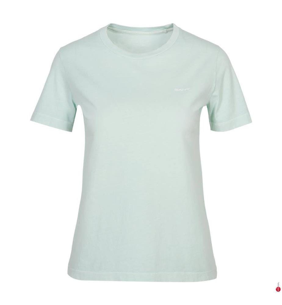 T-Shirt à col C Sunfaded Regular Fit - Faded Mint