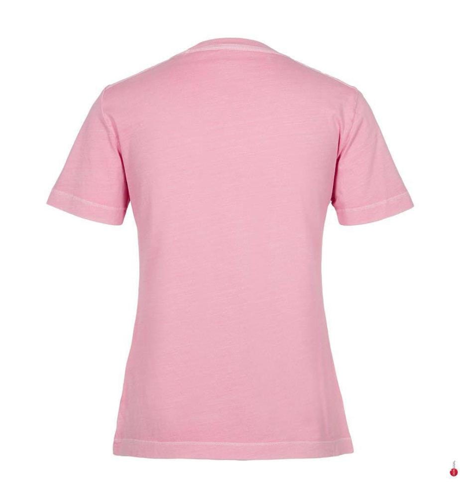Sunfaded Regular Fit C-Neck T-Shirt - Geranium Pink