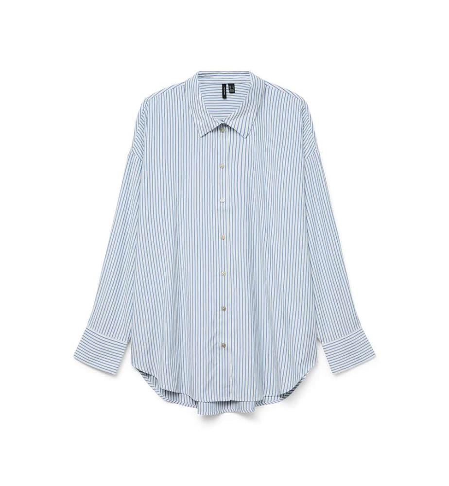 Shirt - Bright White Nok Blue Jasper