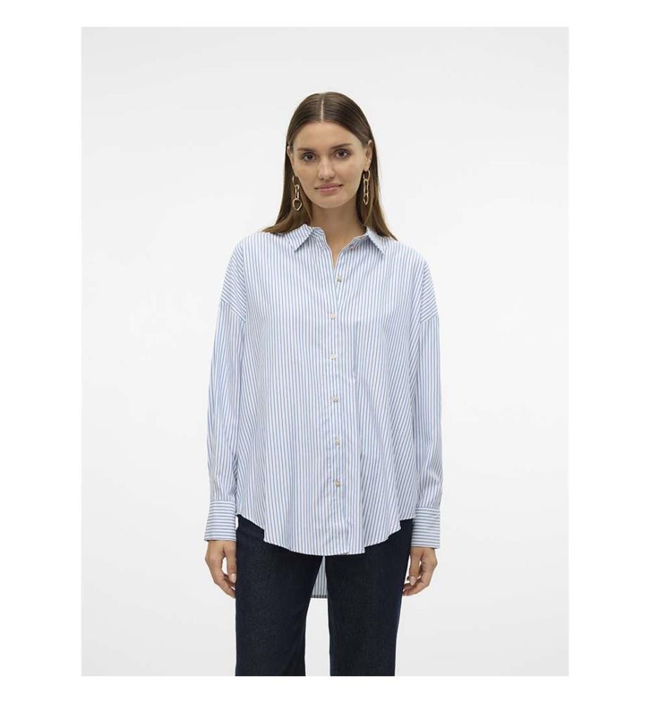 Shirt - Bright White Nok Blue Jasper
