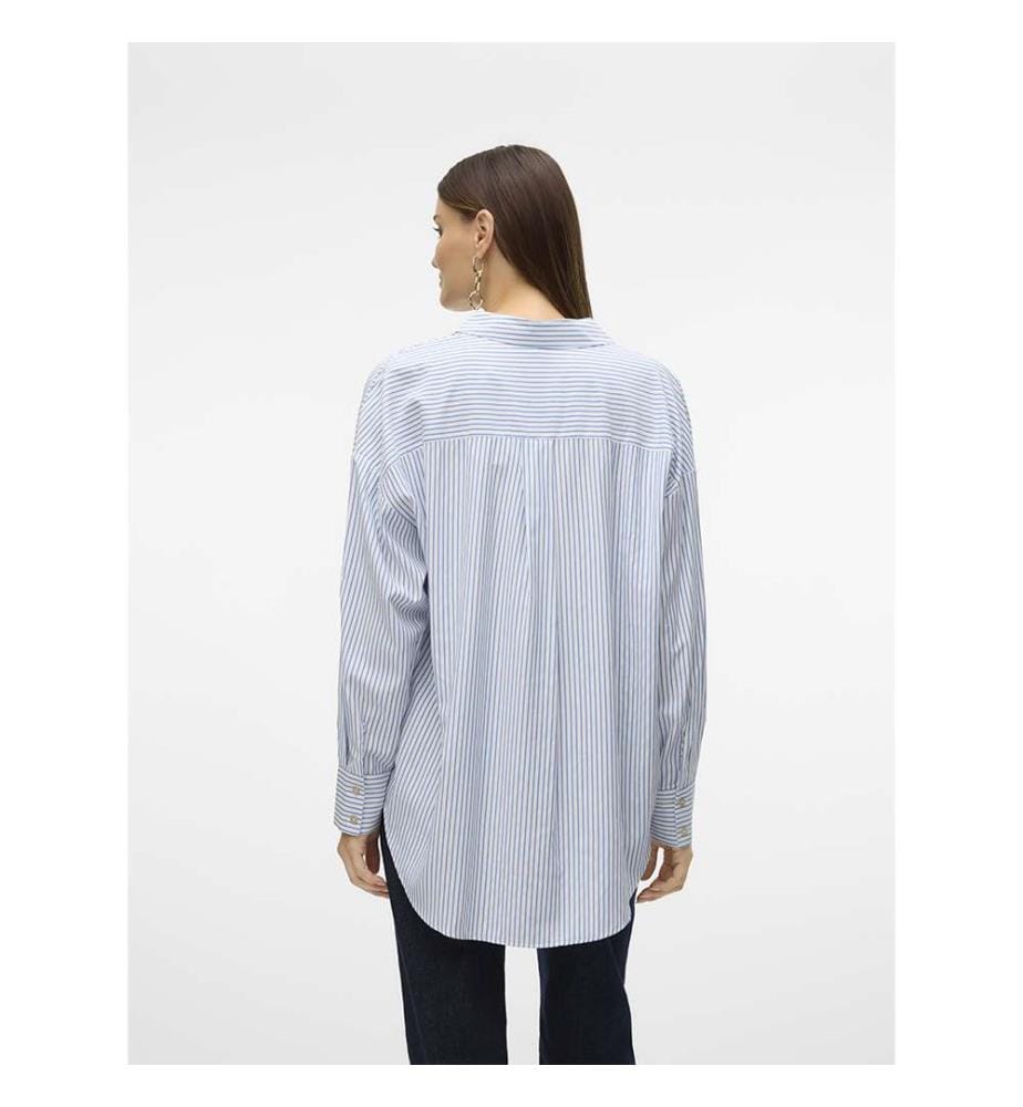 Shirt - Bright White Nok Blue Jasper