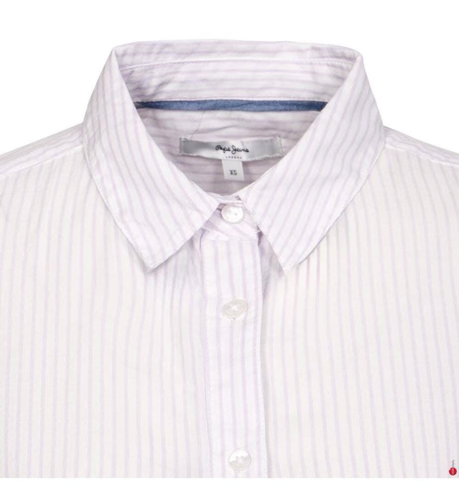 Camicia - Rayé Violet