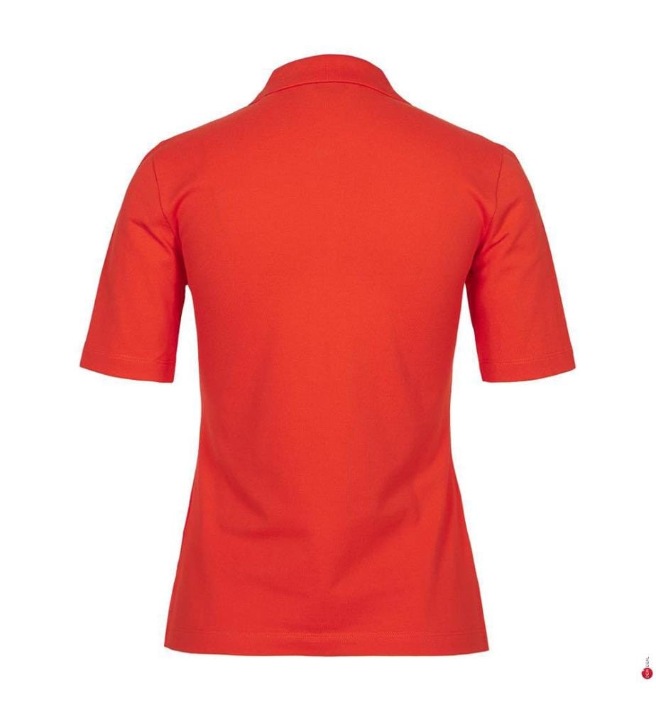 Polo Pique Slim Shield - Orange Rot