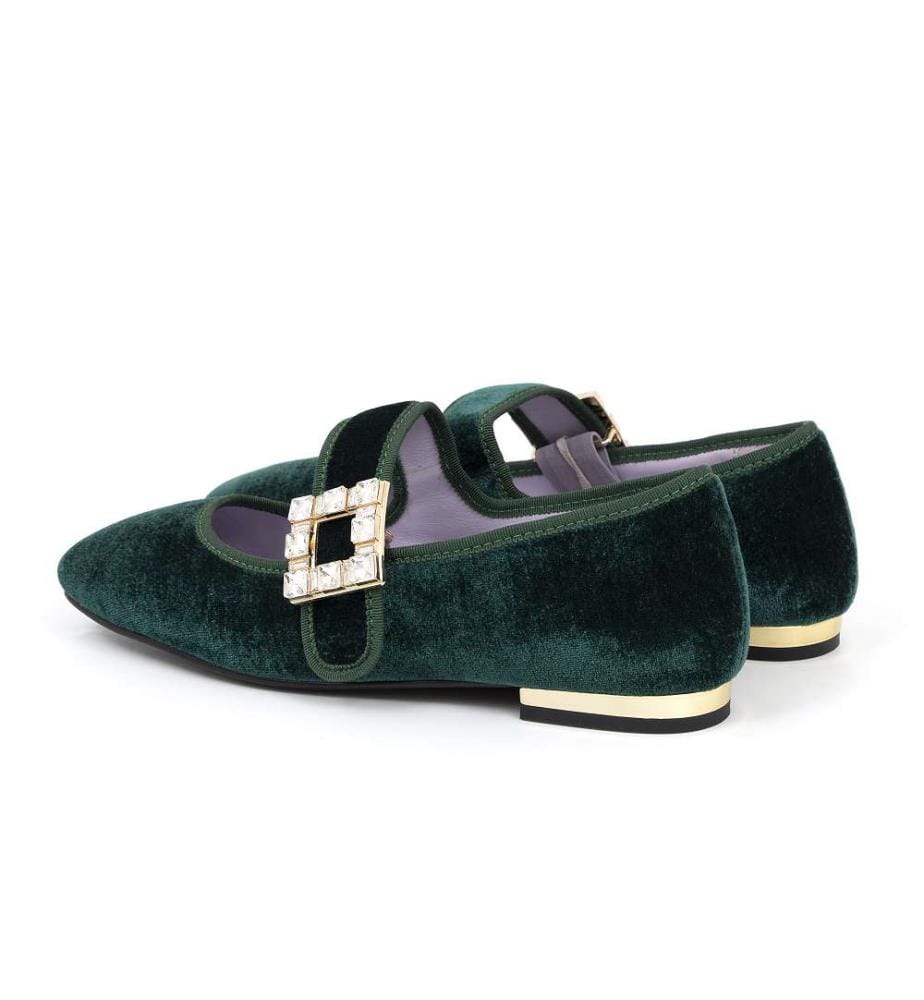 Ballerina-Schuhe - Grün