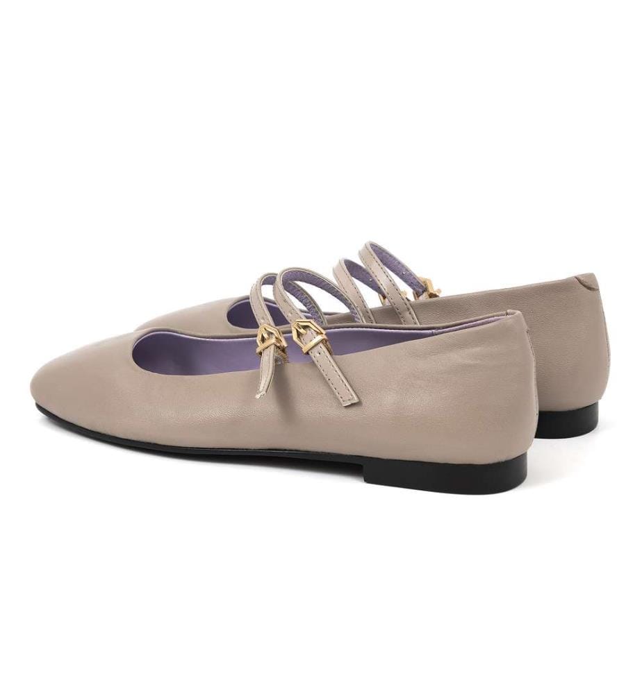 Ballerina-Schuhe - Grau