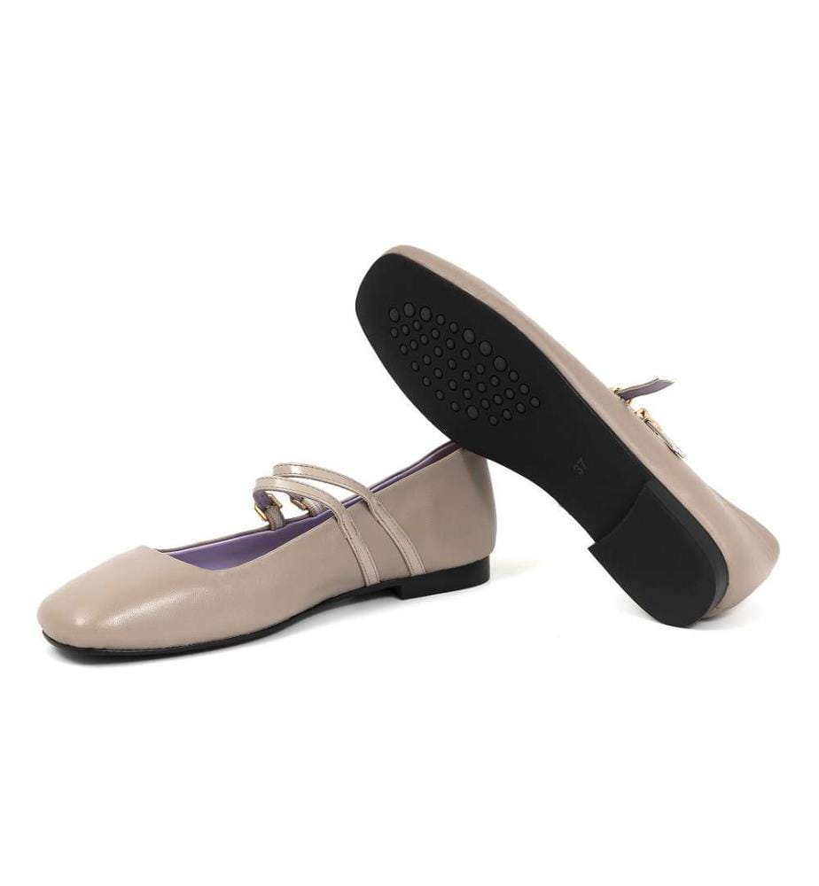 Ballerina-Schuhe - Grau