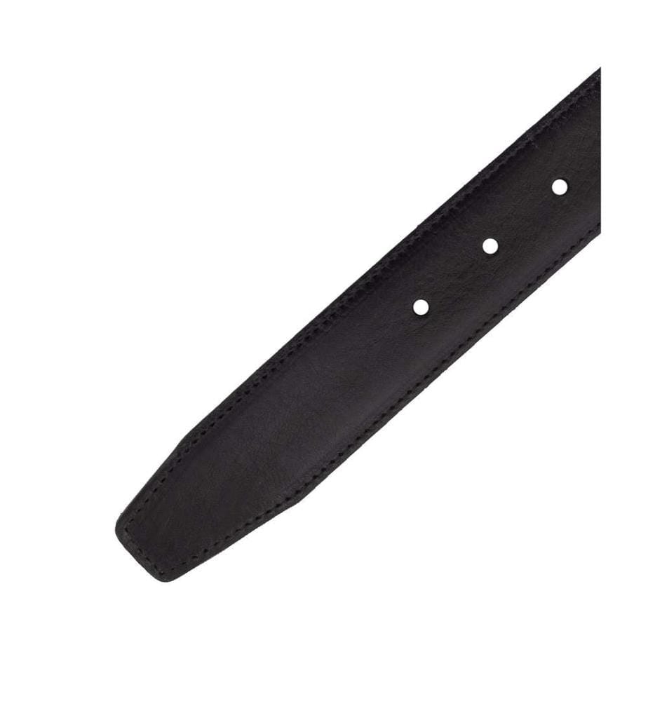 Schwarzer Ledergürtel