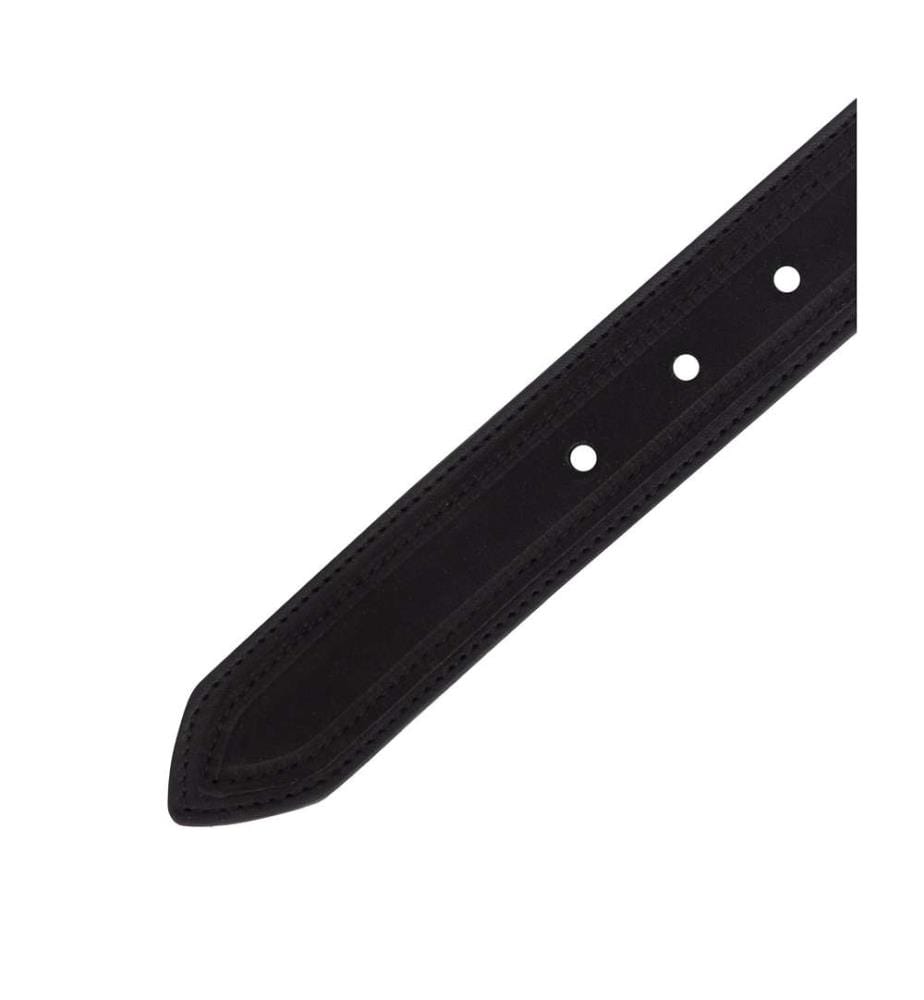 Schwarzer Nubukgürtel