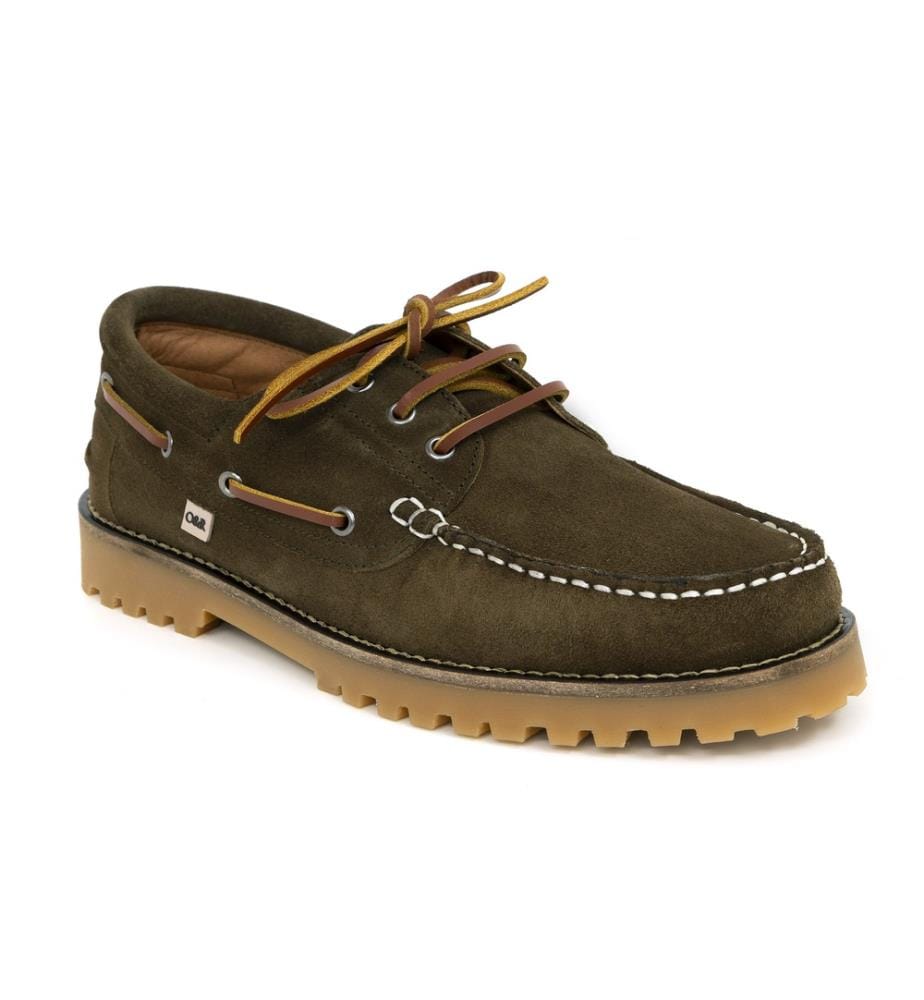 Wildleder-Boot-Schuh - Grün