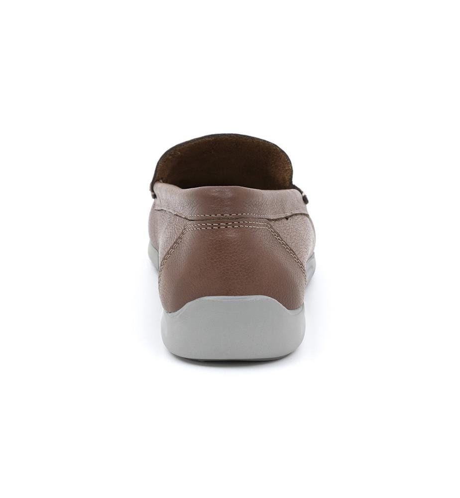 Bootsschuh aus Leder - Hellbraun