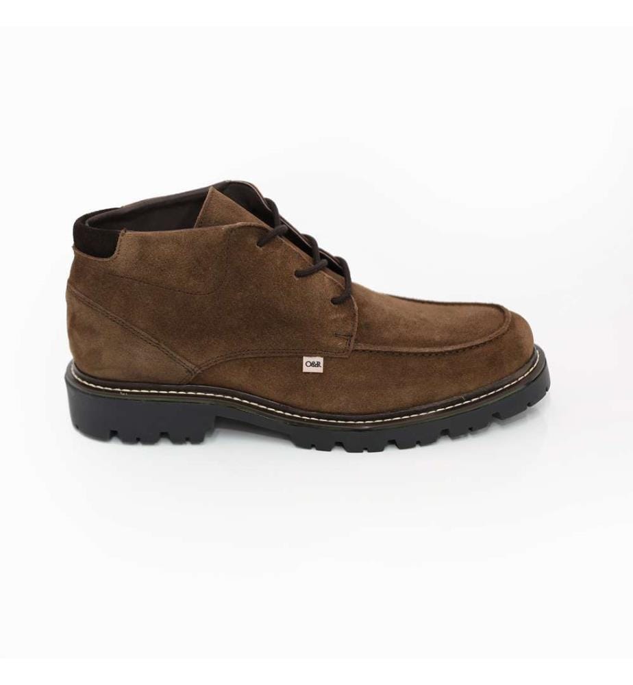 Stiefel aus beigem Wildleder