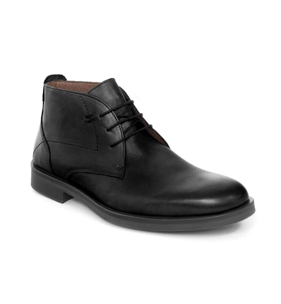Lederstiefel - Schwarz