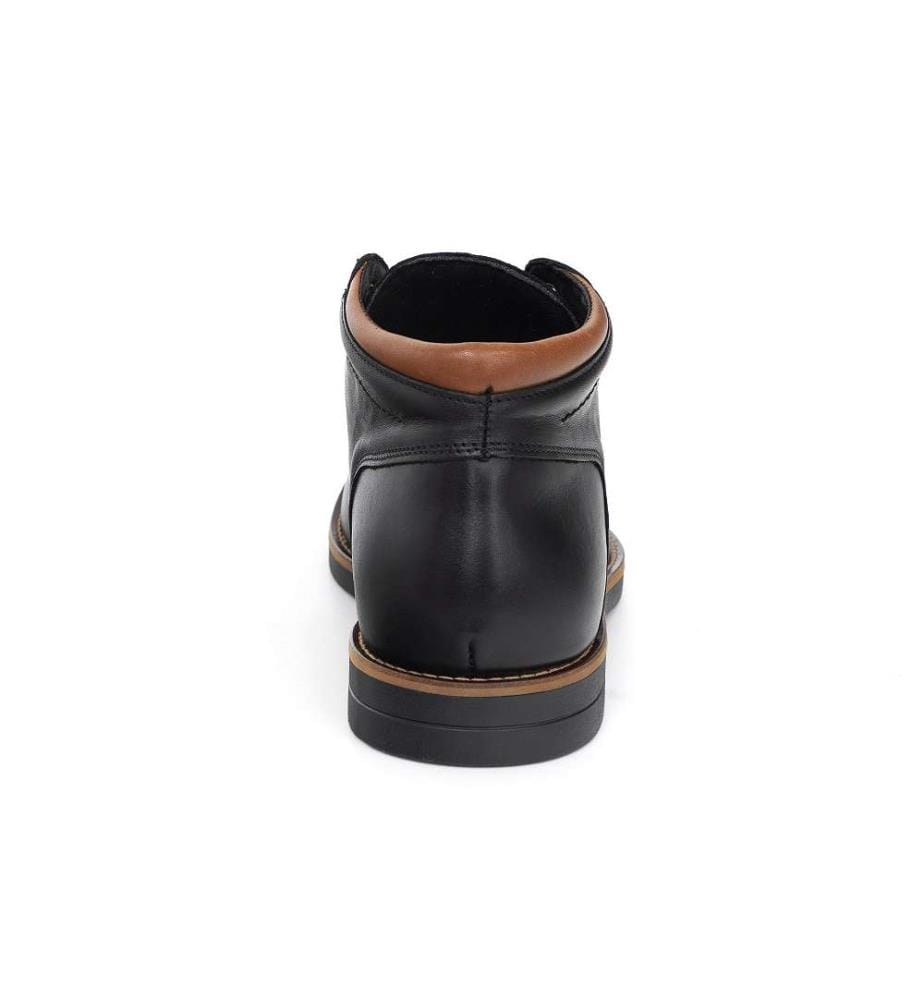 Lederstiefel - Schwarz