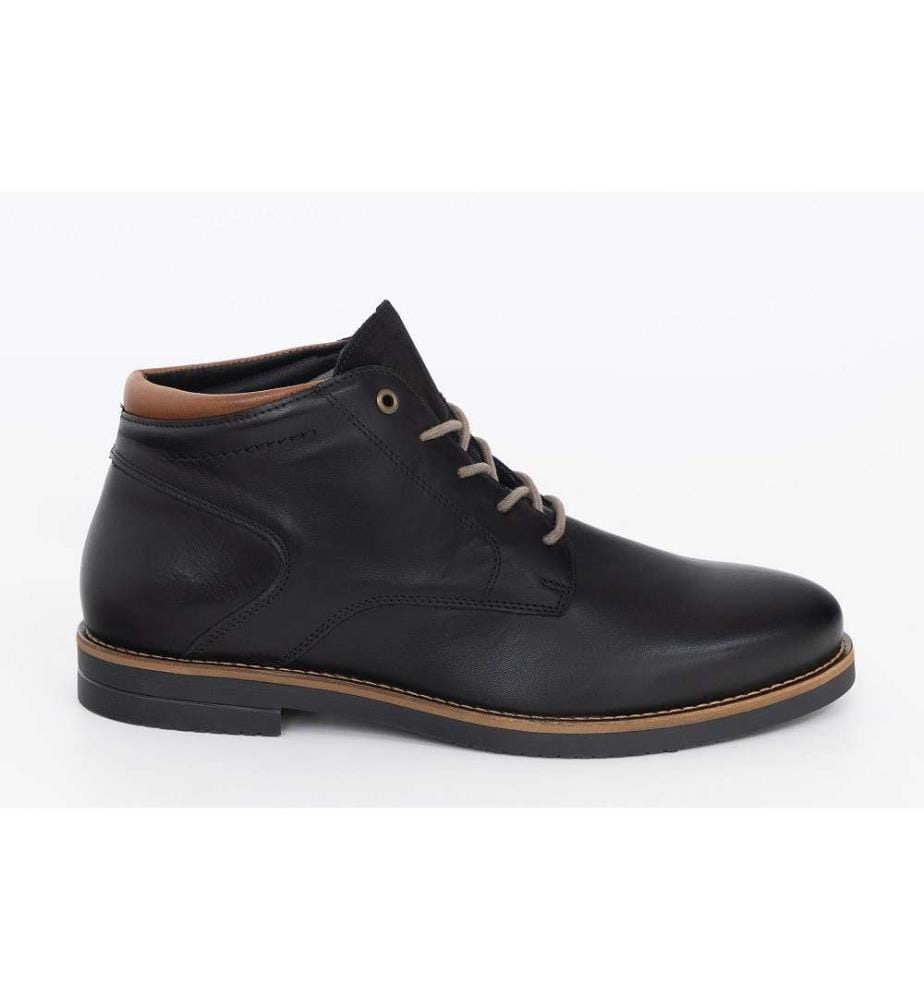 Lederstiefel - Schwarz