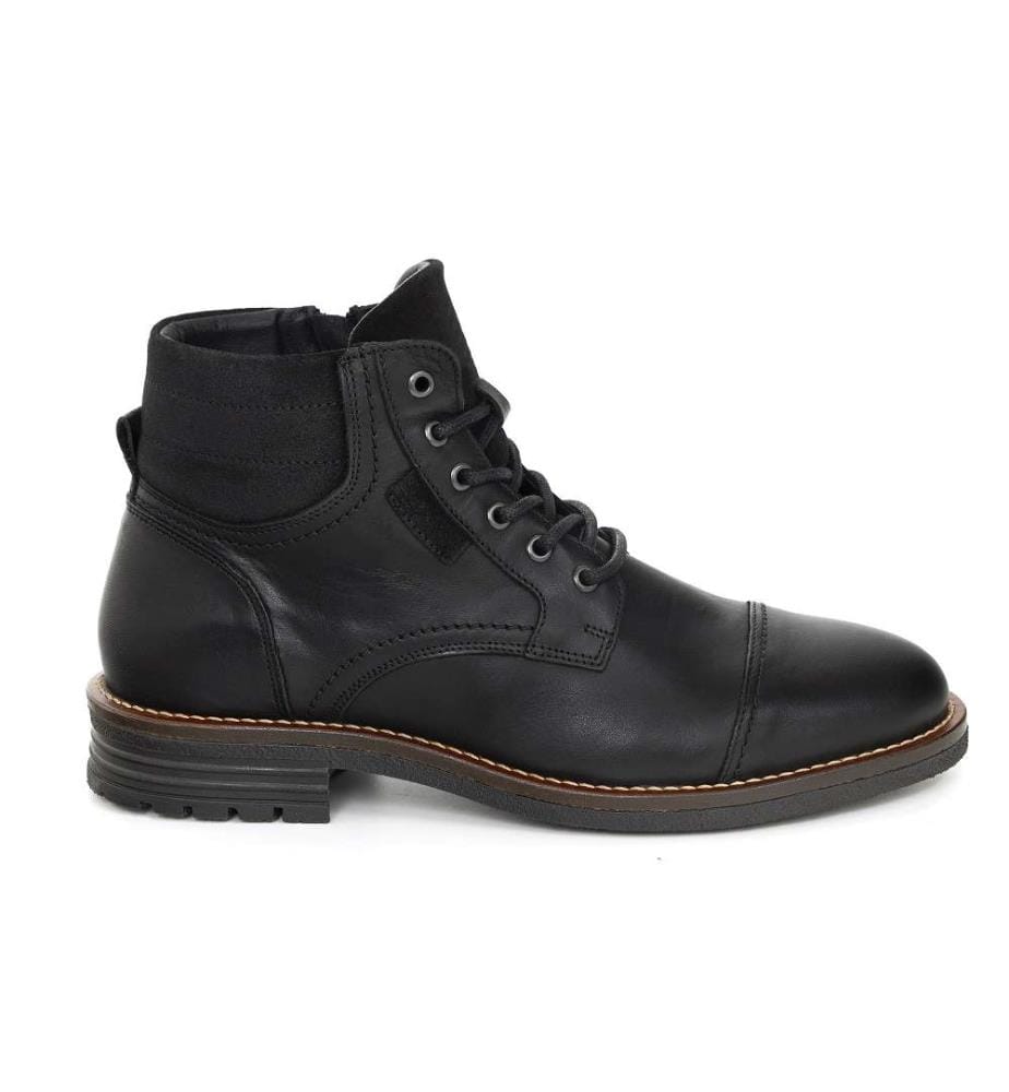 Lederstiefel - Schwarz