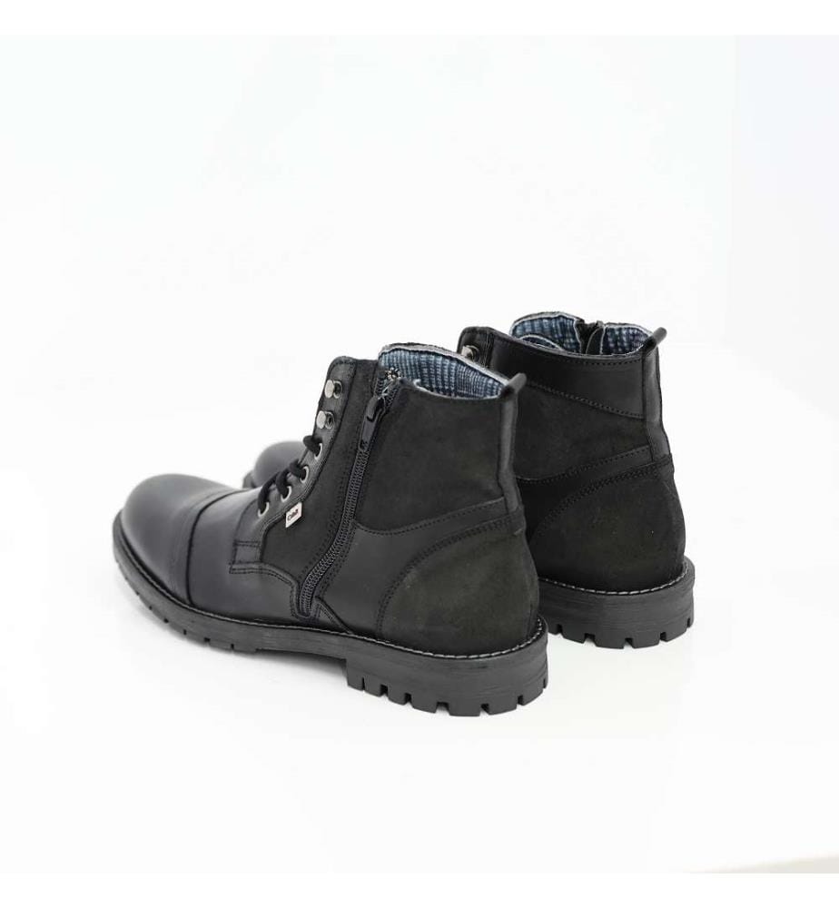 Torvel Lederstiefeletten - Schwarz