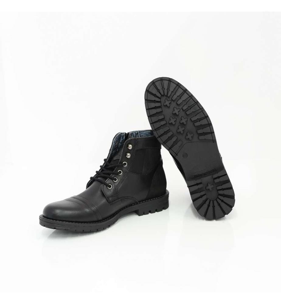 Torvel Lederstiefeletten - Schwarz
