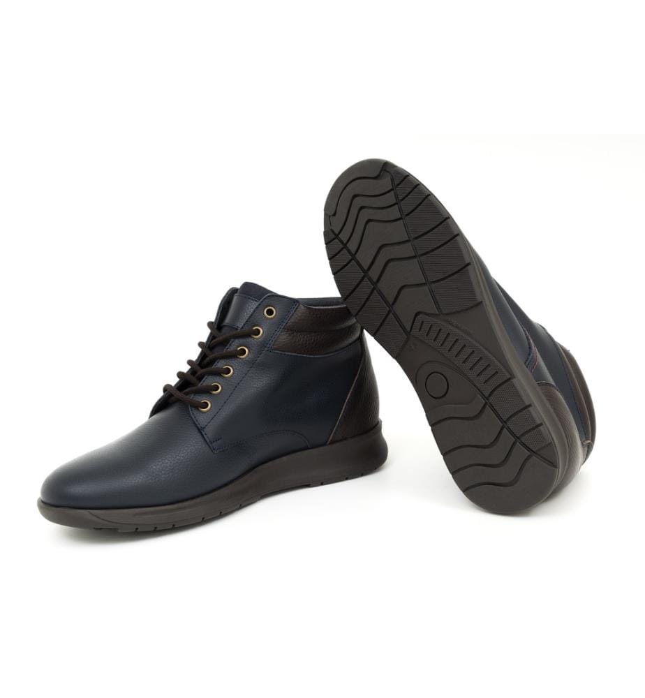 Lederstiefel - Blau