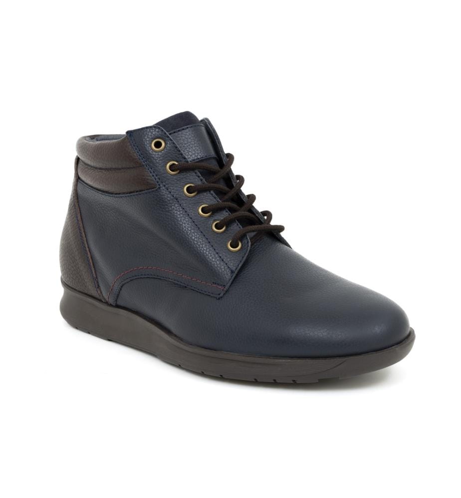 Lederstiefel - Blau