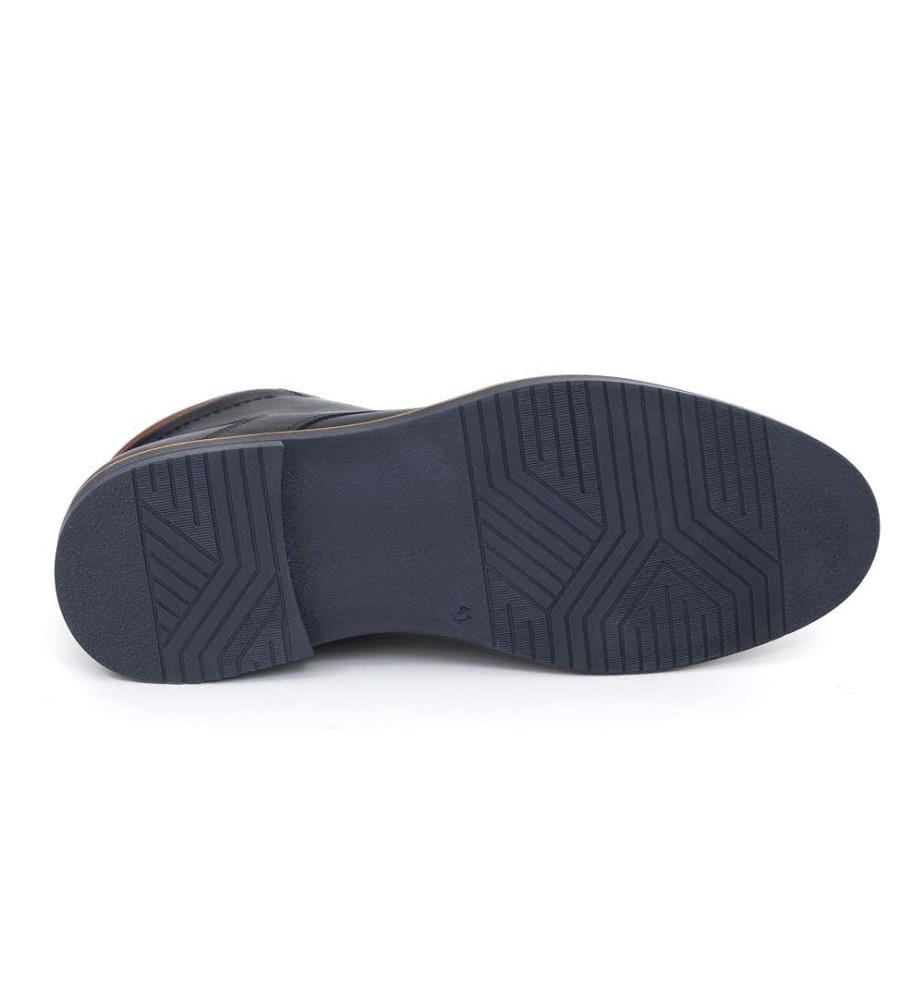Lederstiefel - Blau