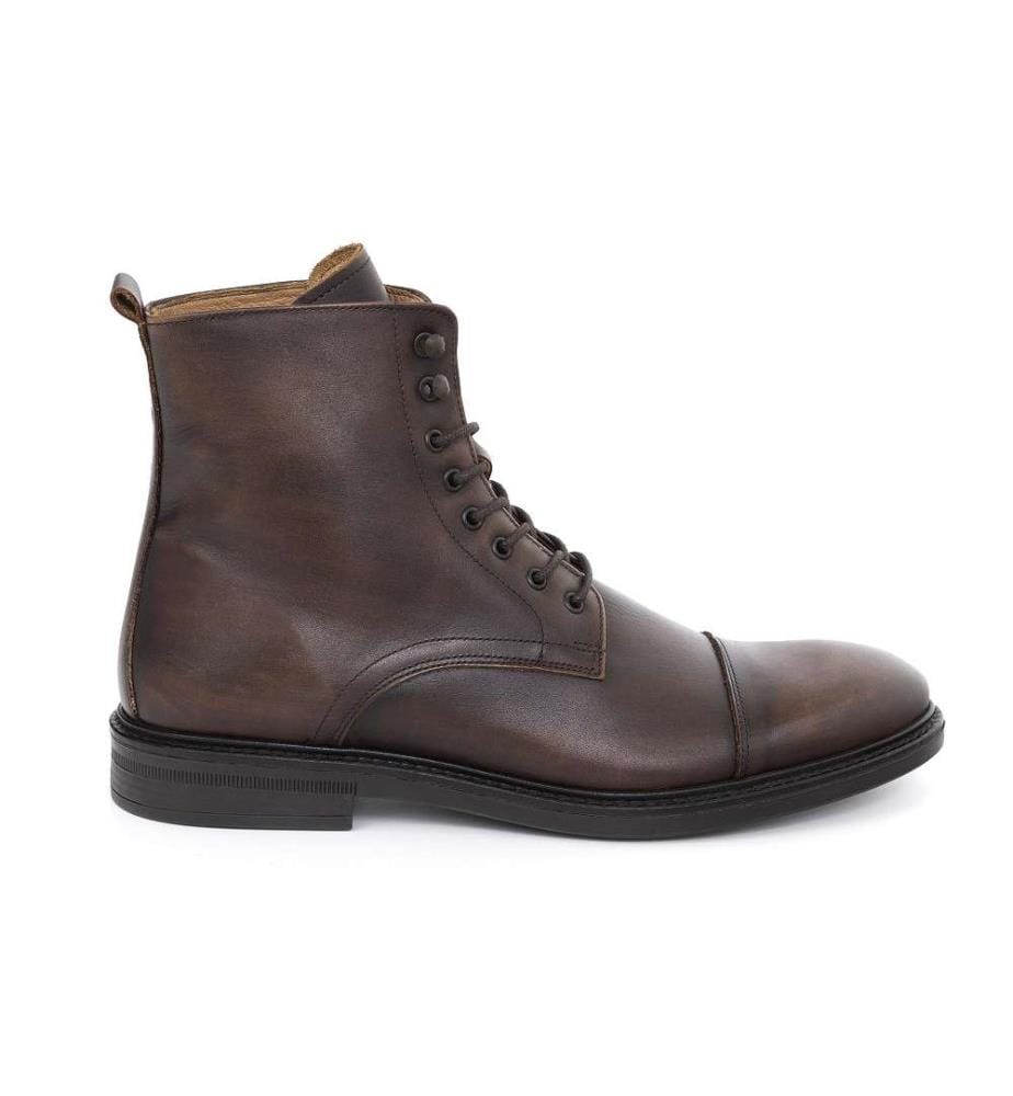 Lederstiefel - Braun