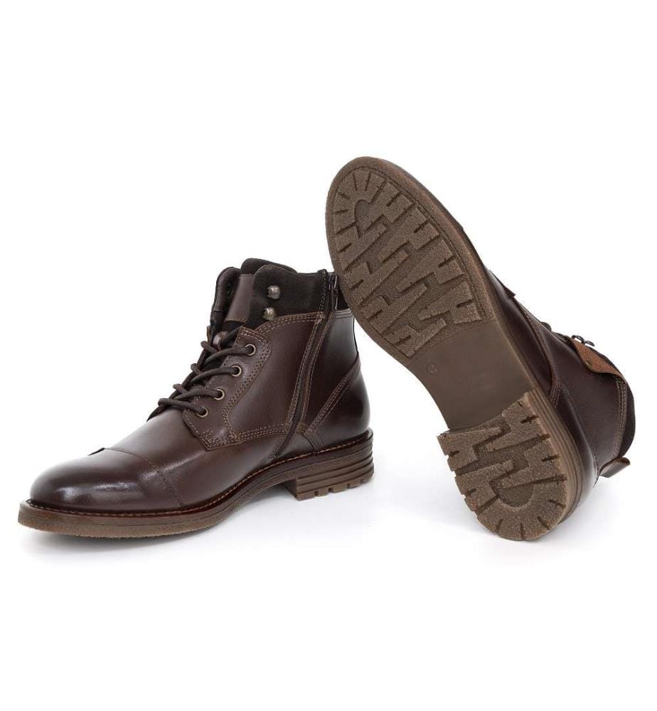 Lederstiefel - Braun
