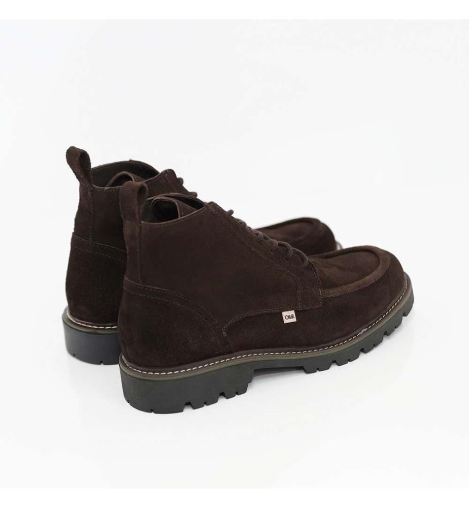 Brauner Lederstiefel