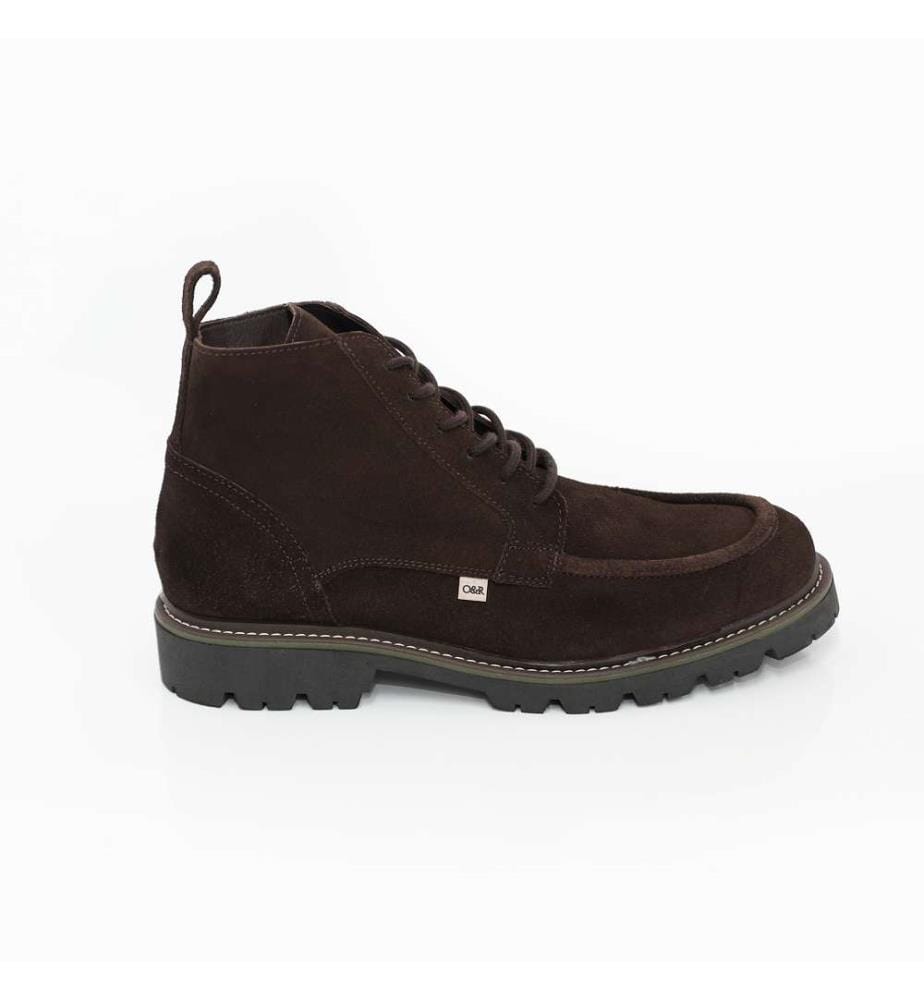 Brauner Lederstiefel