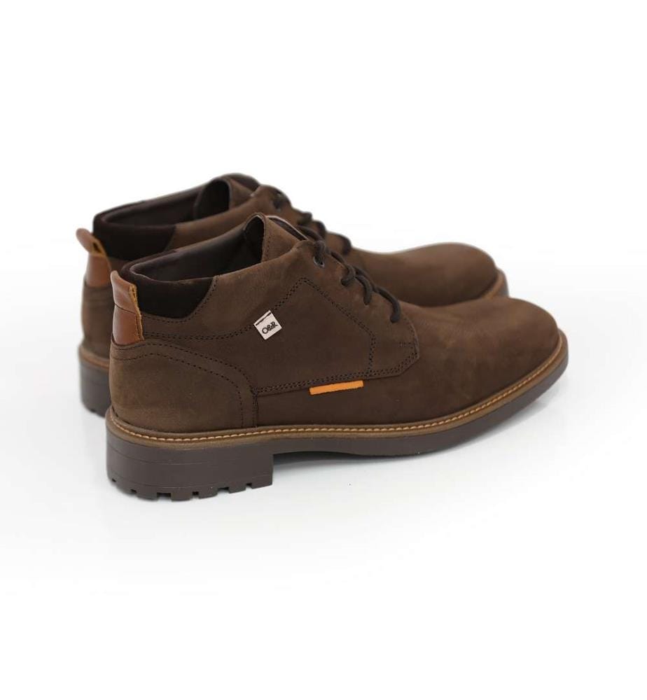 Brauner Lederstiefel