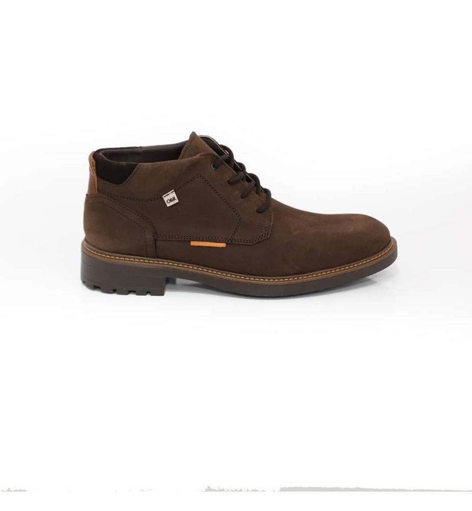 Brauner Lederstiefel