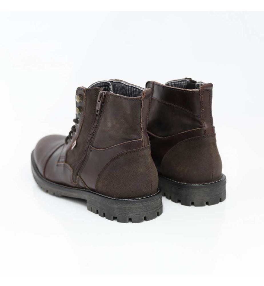 Lederstiefel - Braun