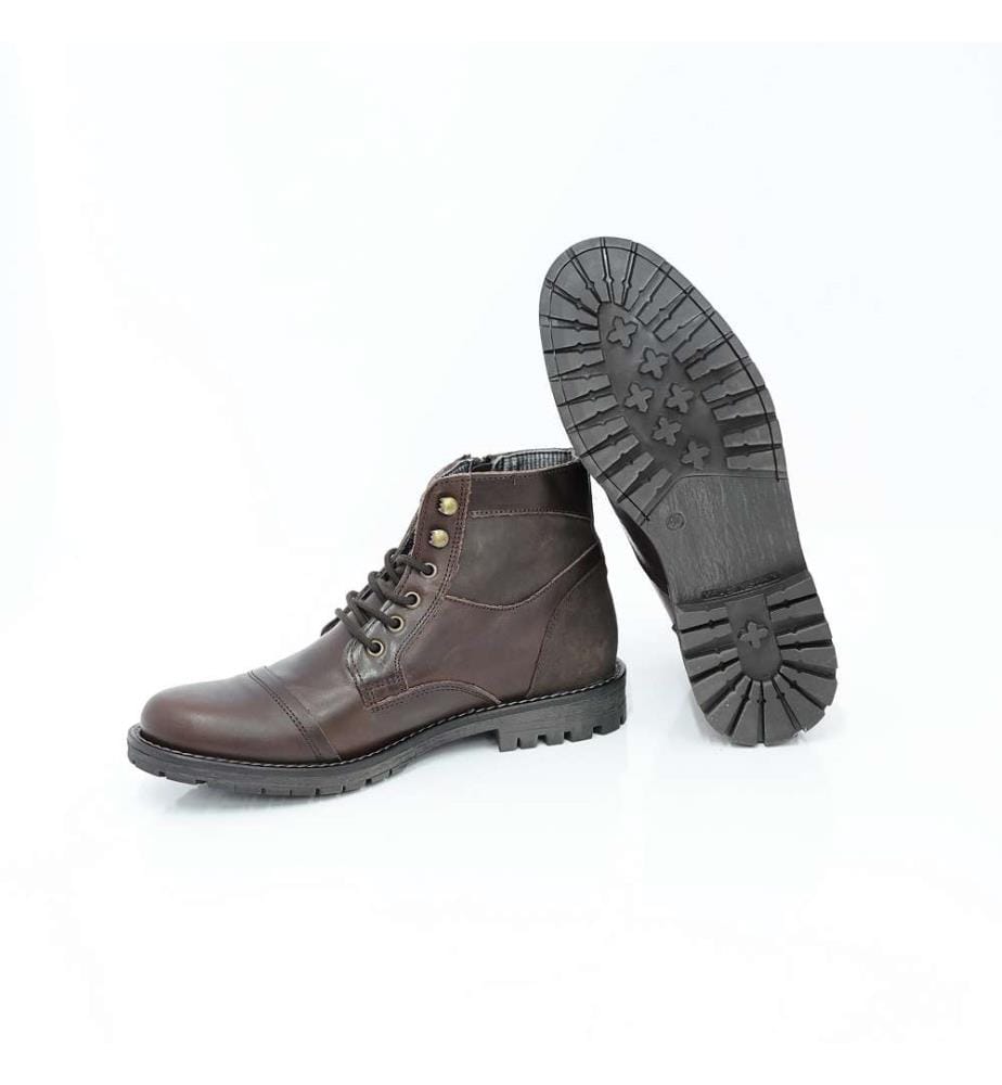 Lederstiefel - Braun