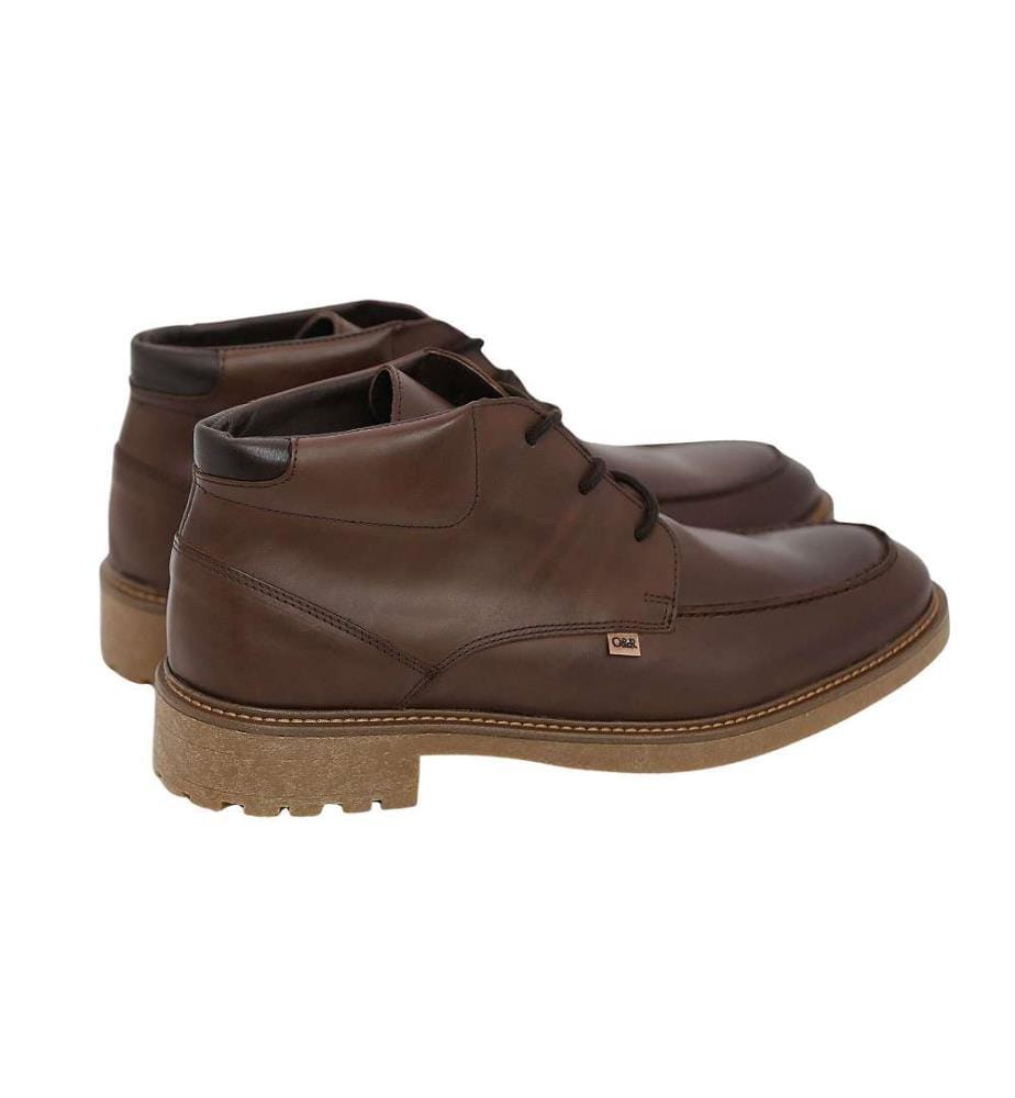 Brauner Lederstiefel