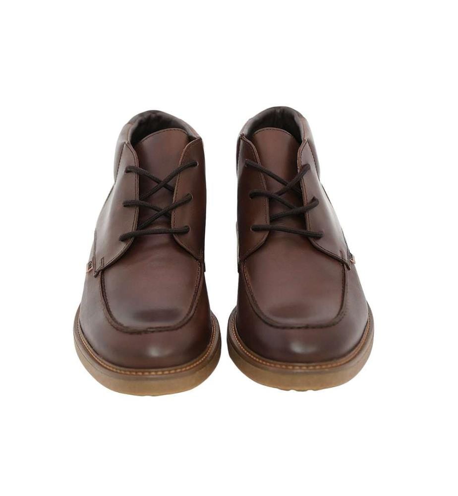 Brauner Lederstiefel