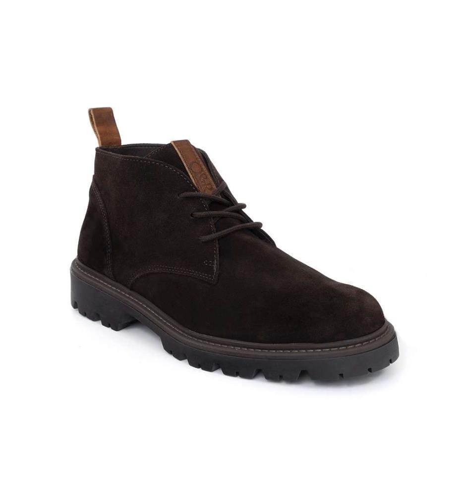 Stiefel aus Wildleder - Braun