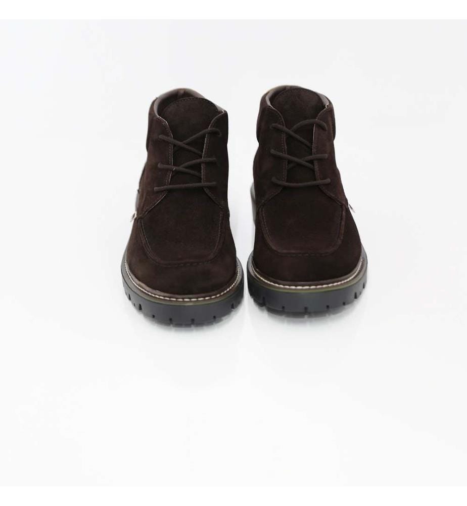 Brauner Wildlederstiefel