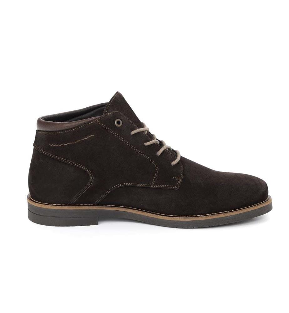 Brauner Wildlederstiefel