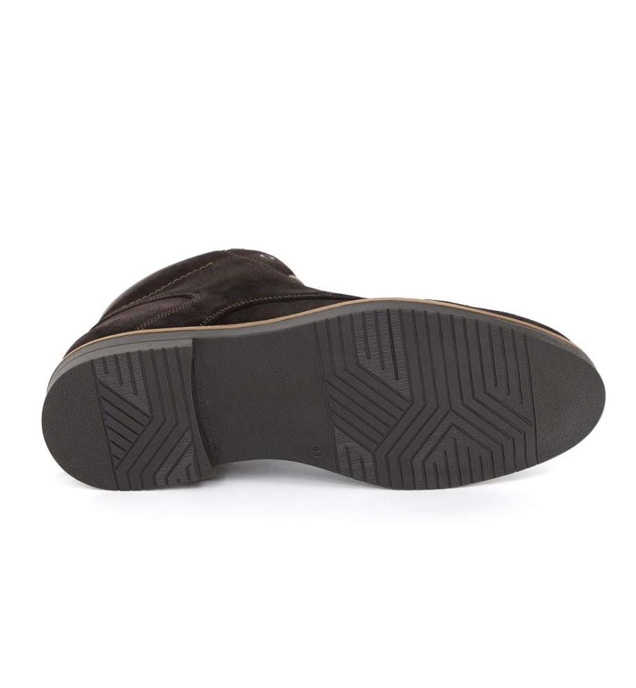 Brauner Wildlederstiefel