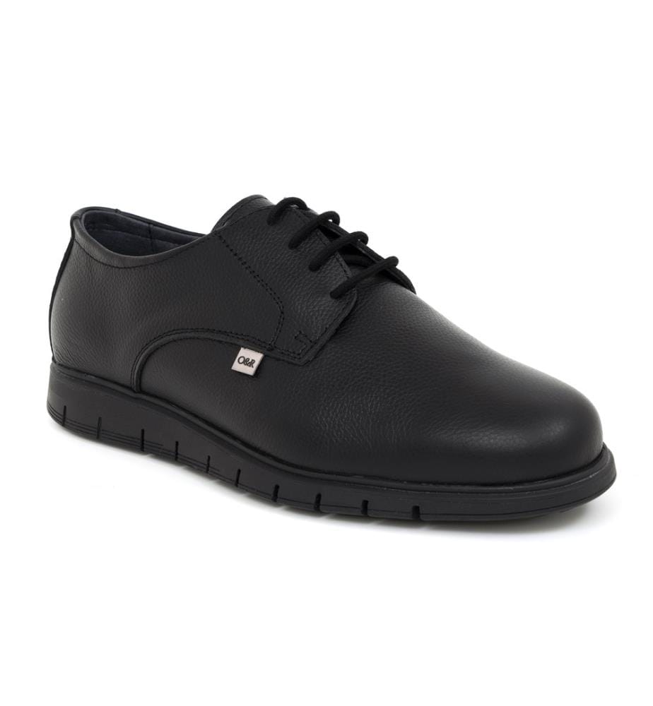 Leder-Derby - Schwarz