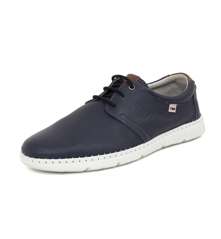 Derby en nubuck - Bleu