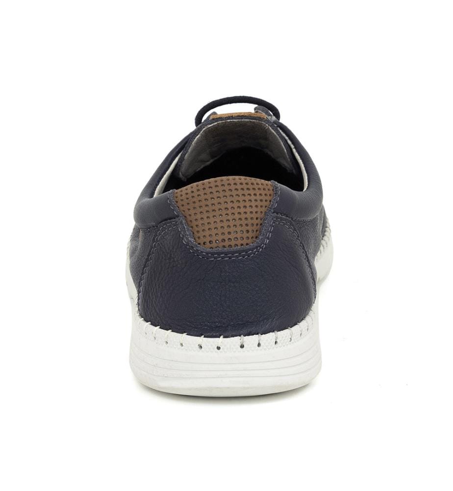 Derby en nubuck - Bleu